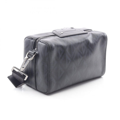 Dior Shoulder Bag CD Diamond Rango 22 1adpo249cdp Black PVC Coated Canvas