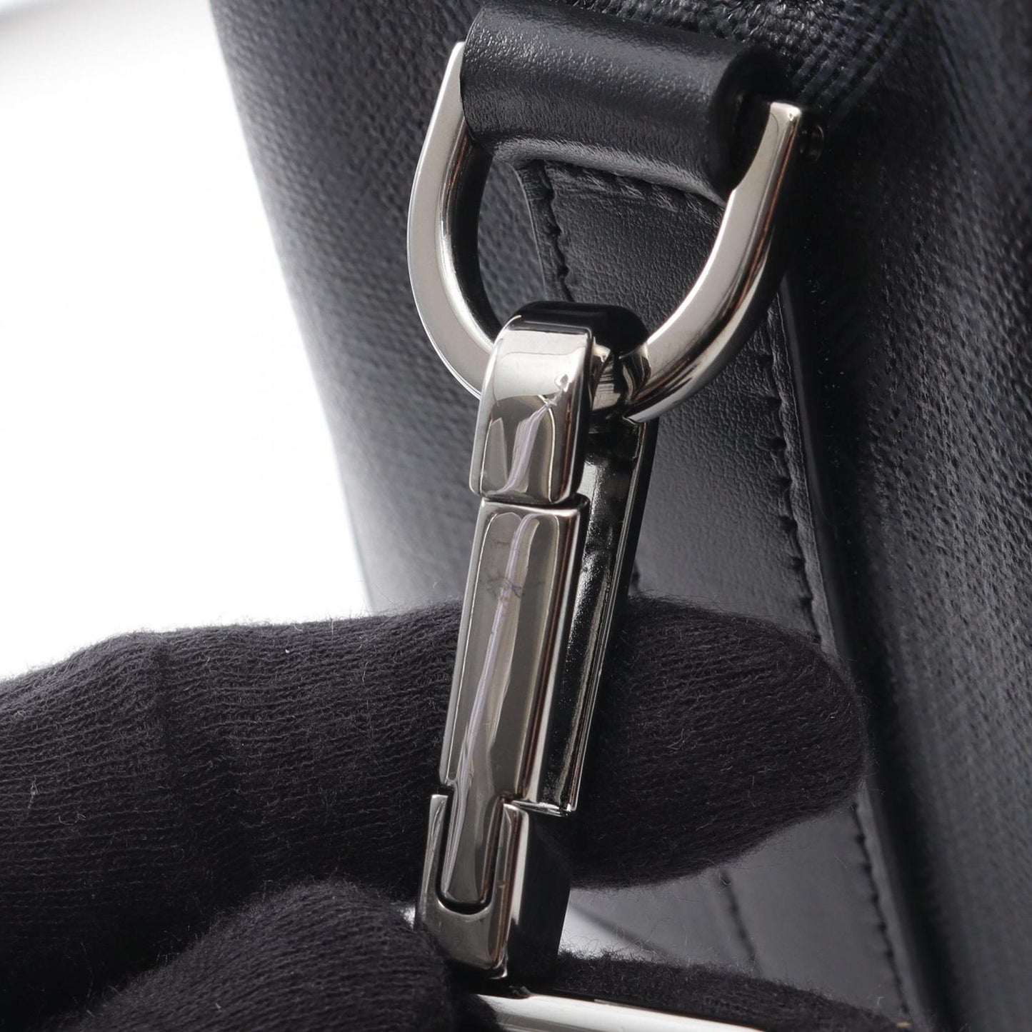 Dior Shoulder Bag CD Diamond Rango 22 1adpo249cdp Black PVC Coated Canvas