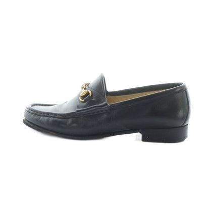 Gucci Loafer Moccasin Leather Horsebit Gold Hardware Logo 35 22cm (8.66in)