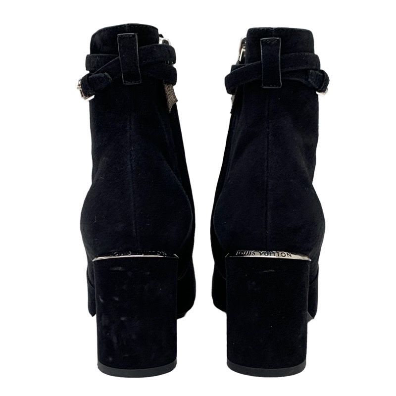 Louis Vuitton Call Back Line Boots Short Ankle Shoes Logo Suede