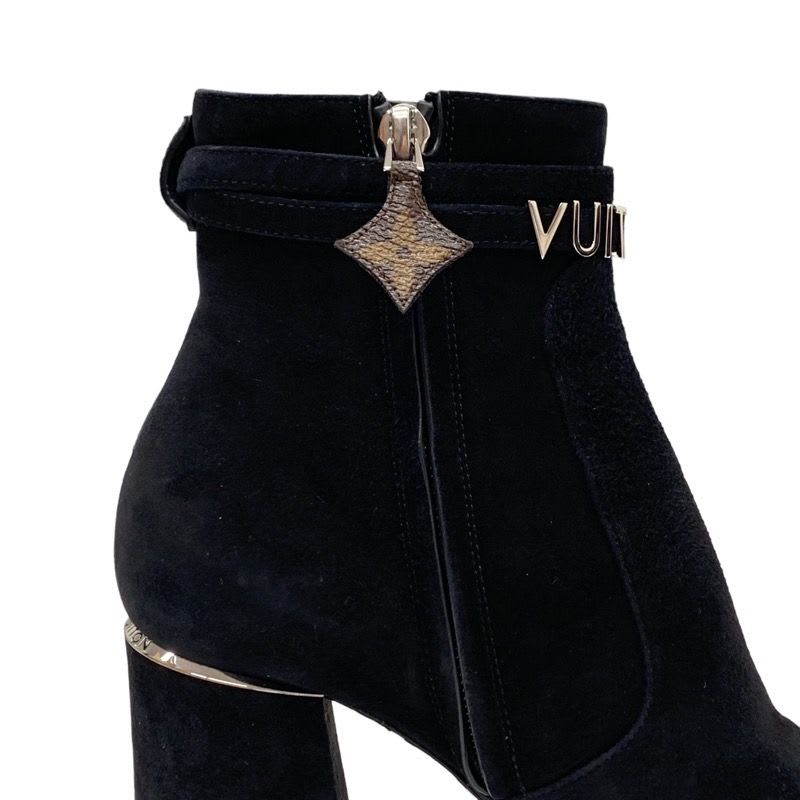 Louis Vuitton Call Back Line Boots Short Ankle Shoes Logo Suede