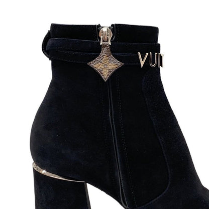 Louis Vuitton Call Back Line Boots Short Ankle Shoes Logo Suede