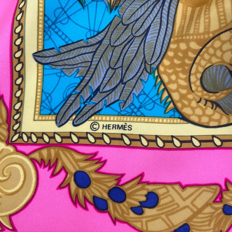 Hermes Scarf Silk Carre 90 LES BISS ONE Devenise The Sailor Of Venice Multicolor