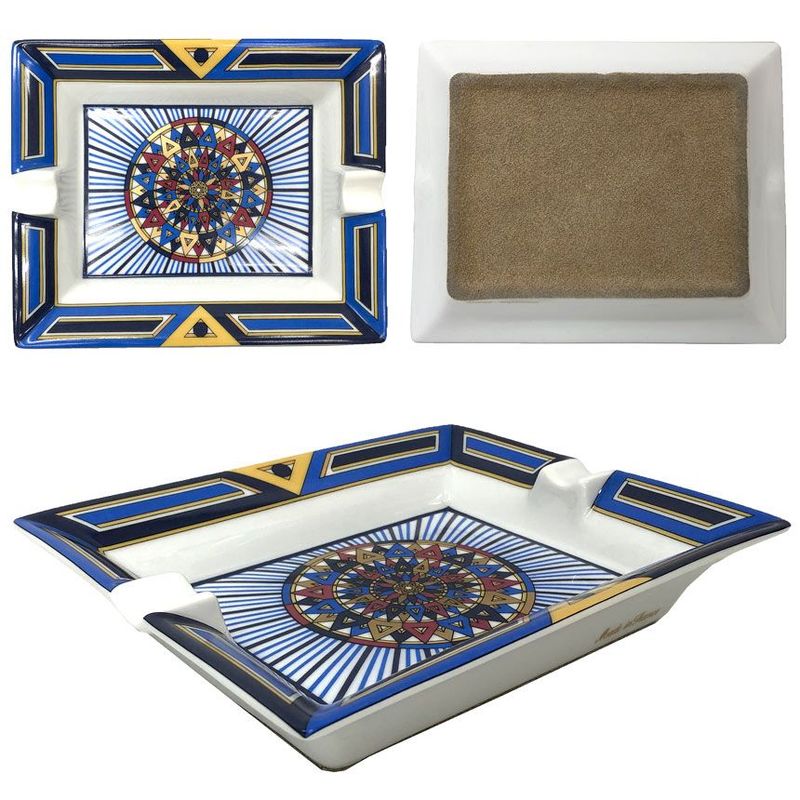 Item Hermes Ashtray Accessory Case Compass Aq12342