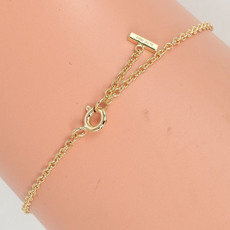 Tiffany & Co T Smile Small Arm Circumference ~ 16cm (6.30in) 18k
