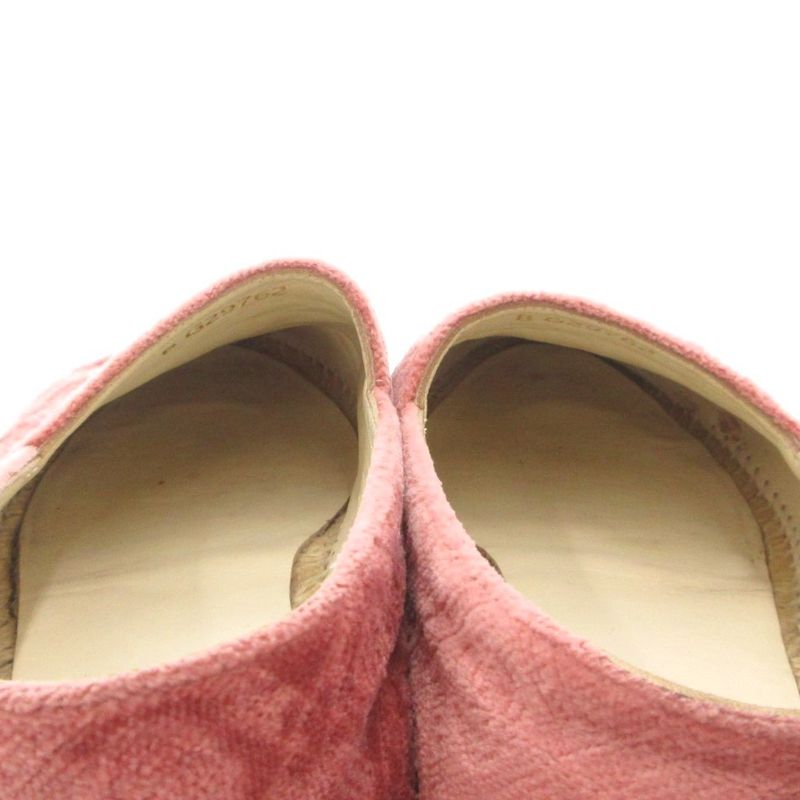 Chanel Coco Marc Espadrilles Slip-on Shoes Pile Floral Pink JS - GY18