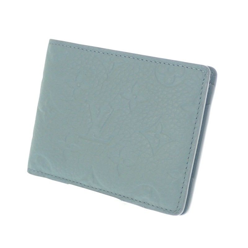 Louis Vuitton Portefeuille Multiple Bifold Wallet Leather Taurillon