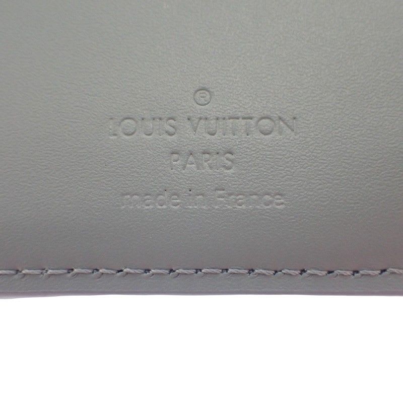 Louis Vuitton Portefeuille Multiple Bifold Wallet Leather Taurillon