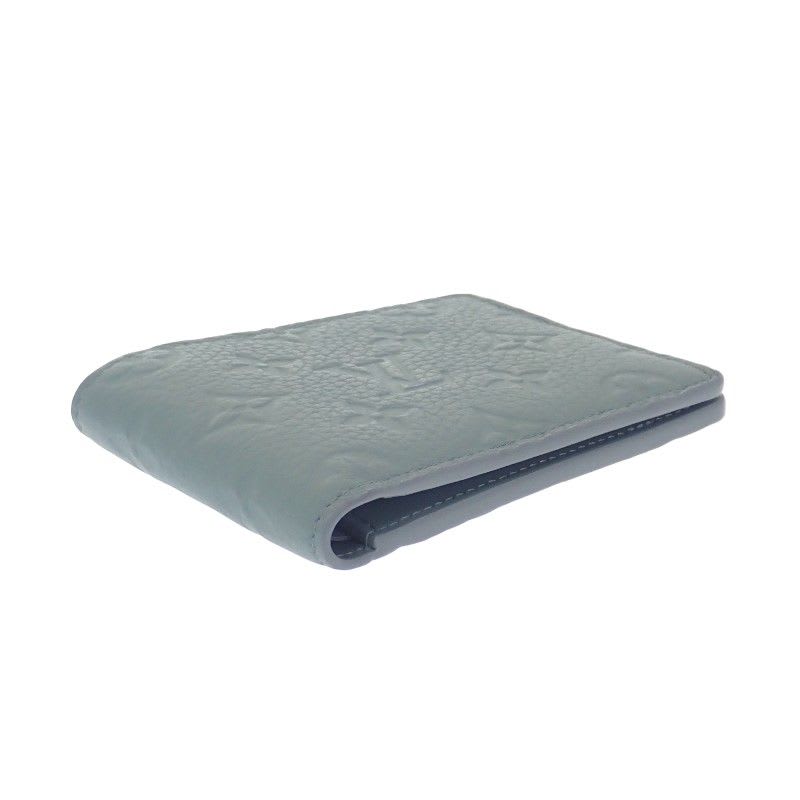 Louis Vuitton Portefeuille Multiple Bifold Wallet Leather Taurillon