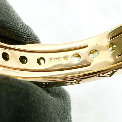 Bvlgari B-Zero1 Peridot Yellow Gold Ring 52 Approximately