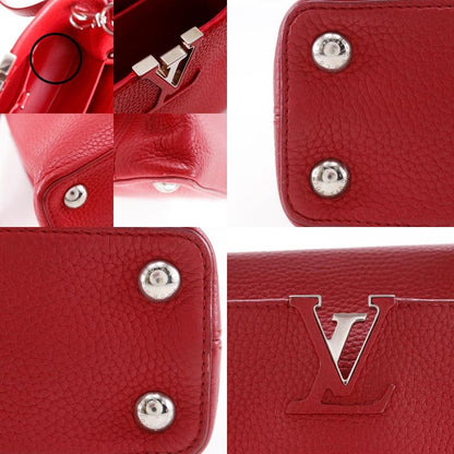 Louis Vuitton Capucines BB 2way Shoulder M94754 ×taurillon Leather Red Tr2135