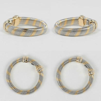 Cartier All Air Ciel Vintage 18k Yellow Gold X Stainless Steel No 11.5 Women's