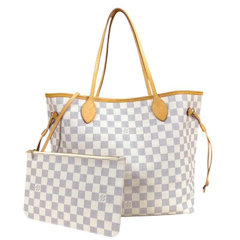 Louis Vuitton Neverfull MM Damier Azure Tote Bag Damier Azure Canvas N51107