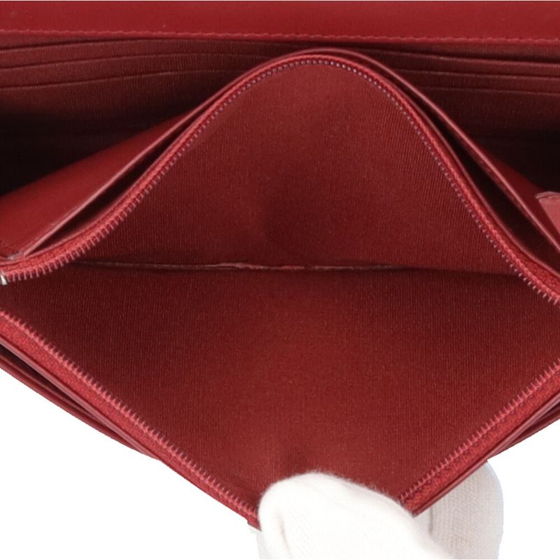 Chanel Boy Chanel Shoulder Bag Caviar Skin Red Ladies Chanel Used Chanel