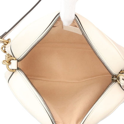 Gucci Ggmarmont Shoulder Bag Leather 447632 White Women's Gucci Used Gucci