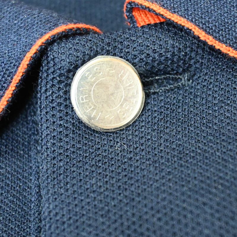 Hermes Polo Twist Navy Shirt