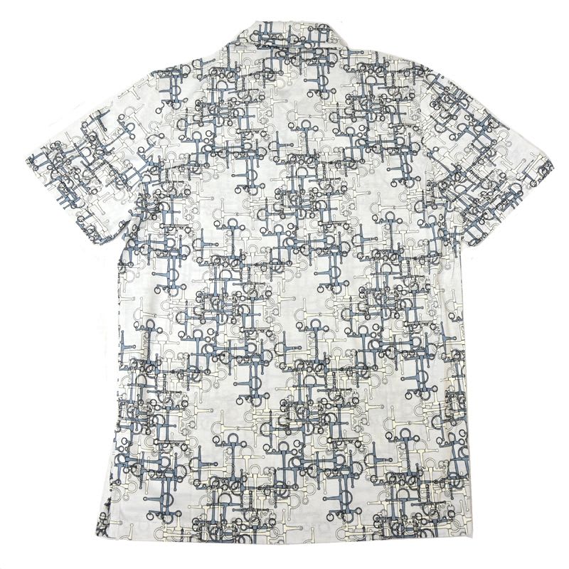 Hermes Short Sleeve Horsebit Shirt