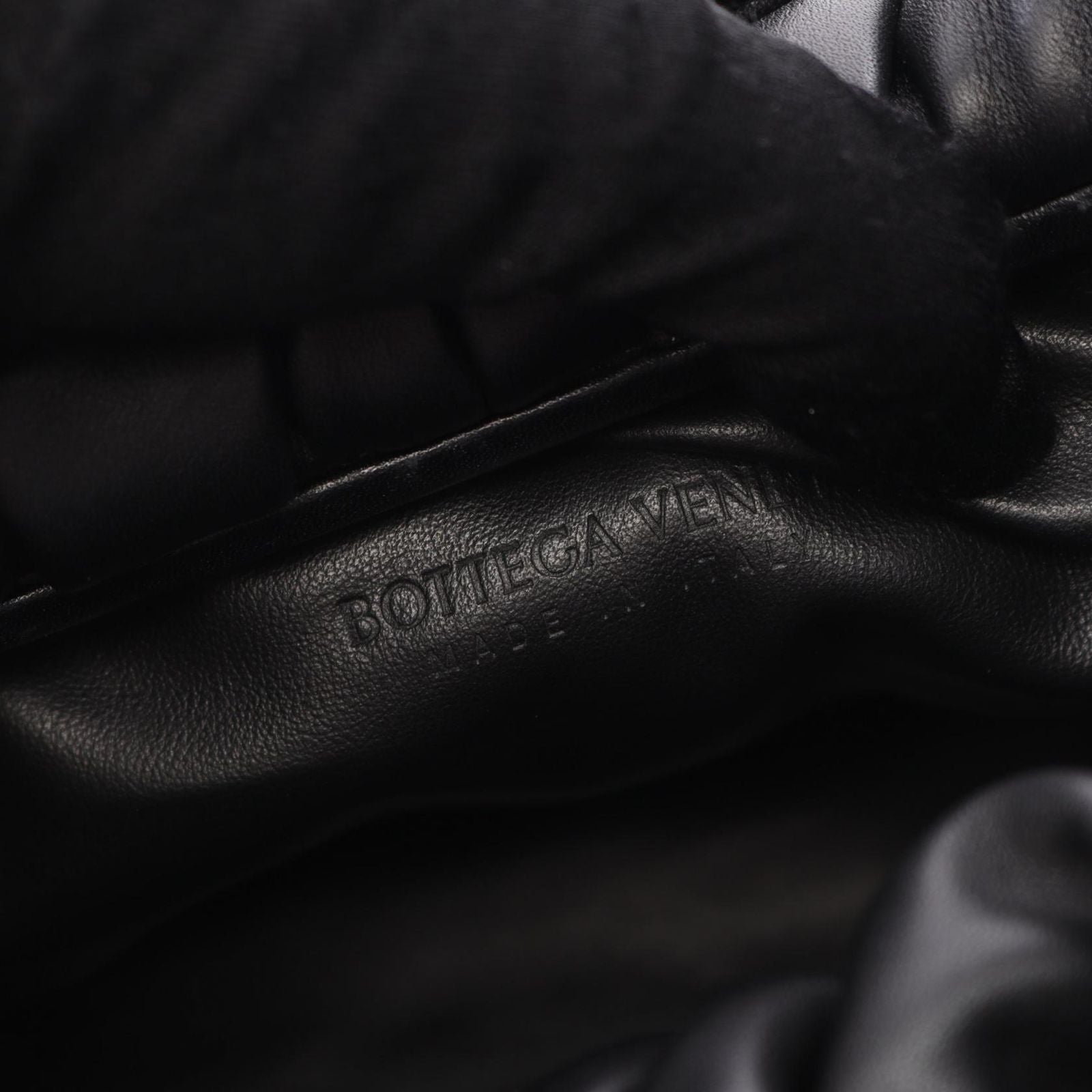 Bottega Veneta Bottega Veneta Handbag the Shoulder Pouch 610524 Black Leather