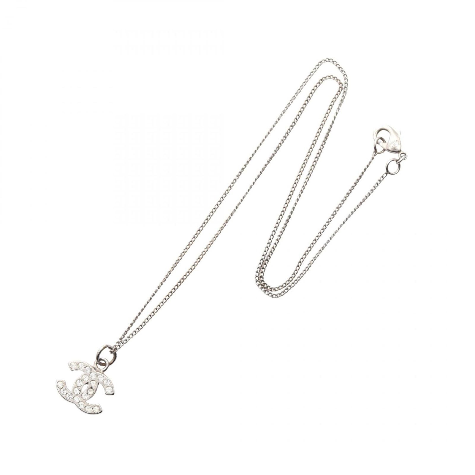 Chanel Necklace Cocomark Stainless Steel Necklace Ladies a