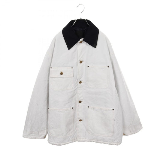 Prada Triangle Logo Oversize Vintage Process Ing Filling White Other Jacket