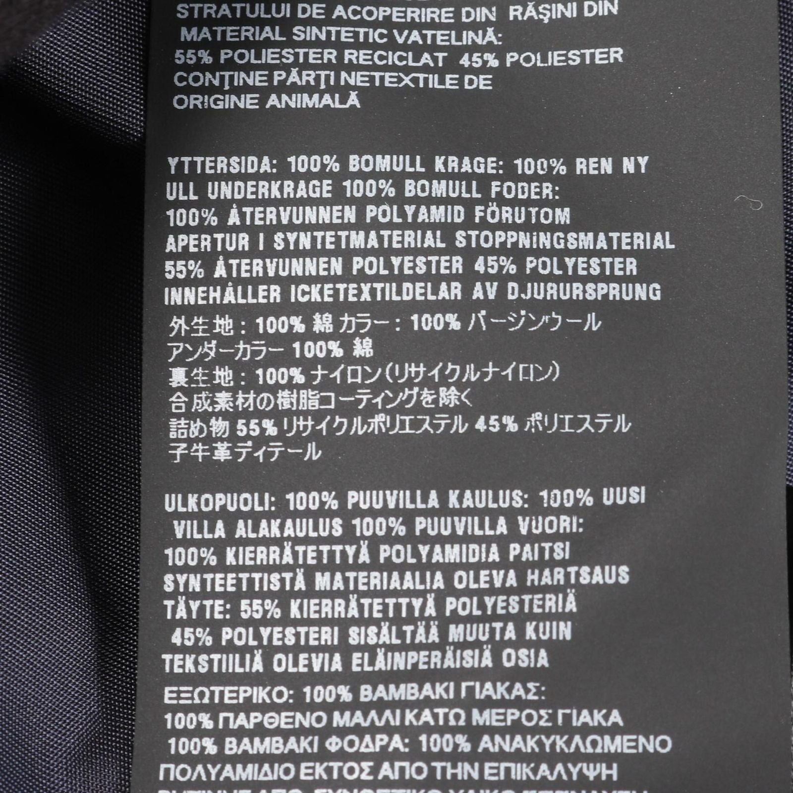 Prada Triangle Logo Oversize Vintage Process Ing Filling White Other Jacket