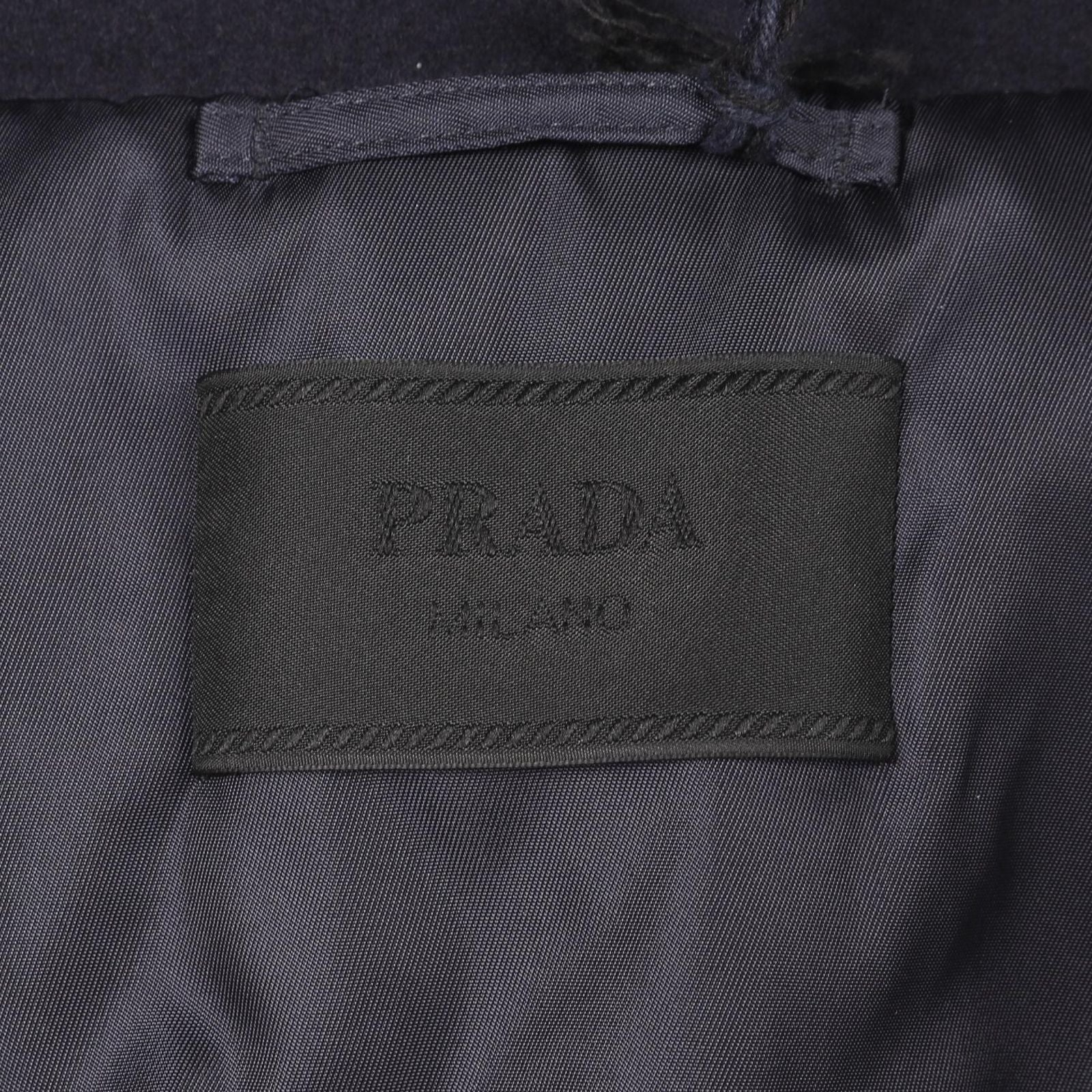 Prada Triangle Logo Oversize Vintage Process Ing Filling White Other Jacket