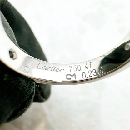 Cartier Mini Love Diamond 0.23ct White Togo Old Ring 47