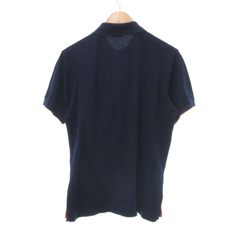 Hermes Serie polo shirt Dubourges short sleeves M navy blue Navy UO - GY18
