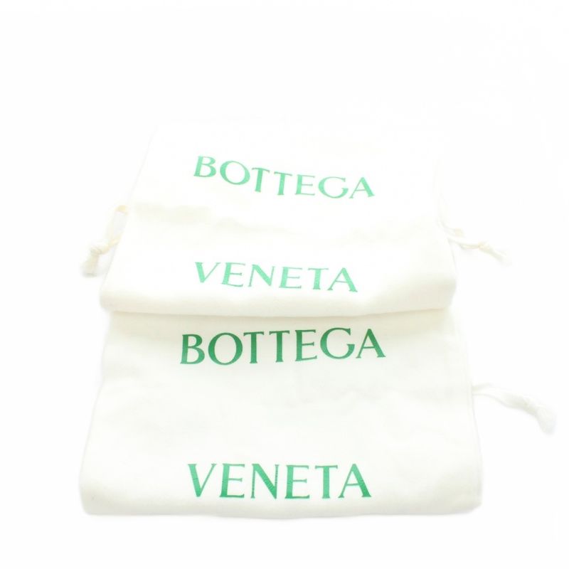 Bottega Veneta Flash Sandals Heel Nylon Leather 36 Light Blue Light Blue AN16