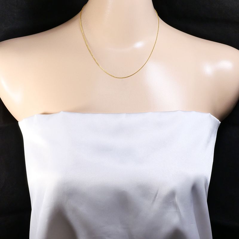 Tiffany & Co Tiffany & Co 18k Yellow Gold Necklace Total Weight Approx 1.6g