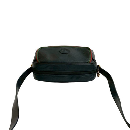 Gucci Vintage Sherry Line GG Logo Leather Shoulder