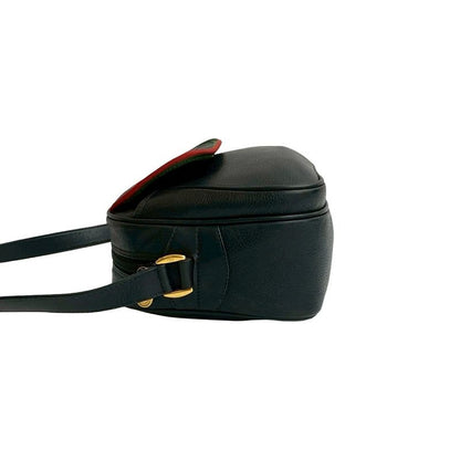 Gucci Vintage Sherry Line GG Logo Leather Shoulder