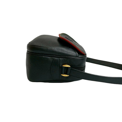 Gucci Vintage Sherry Line GG Logo Leather Shoulder