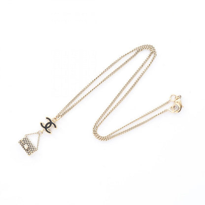 Chanel Necklace Heremark Matelasse GP (gold Plated) Necklace Women's a