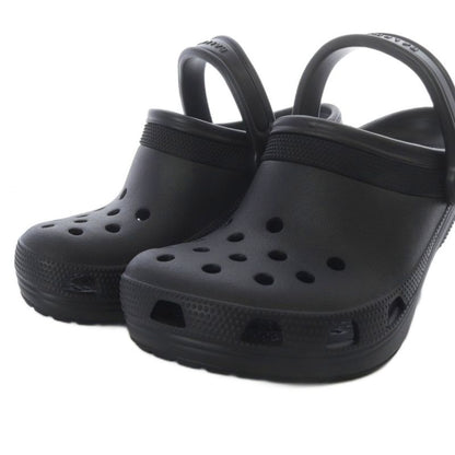 Balenciaga Crocs Madame Sandals Pin Heel Strap 37 Black YO12 - SH