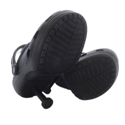 Balenciaga Crocs Madame Sandals Pin Heel Strap 37 Black YO12 - SH