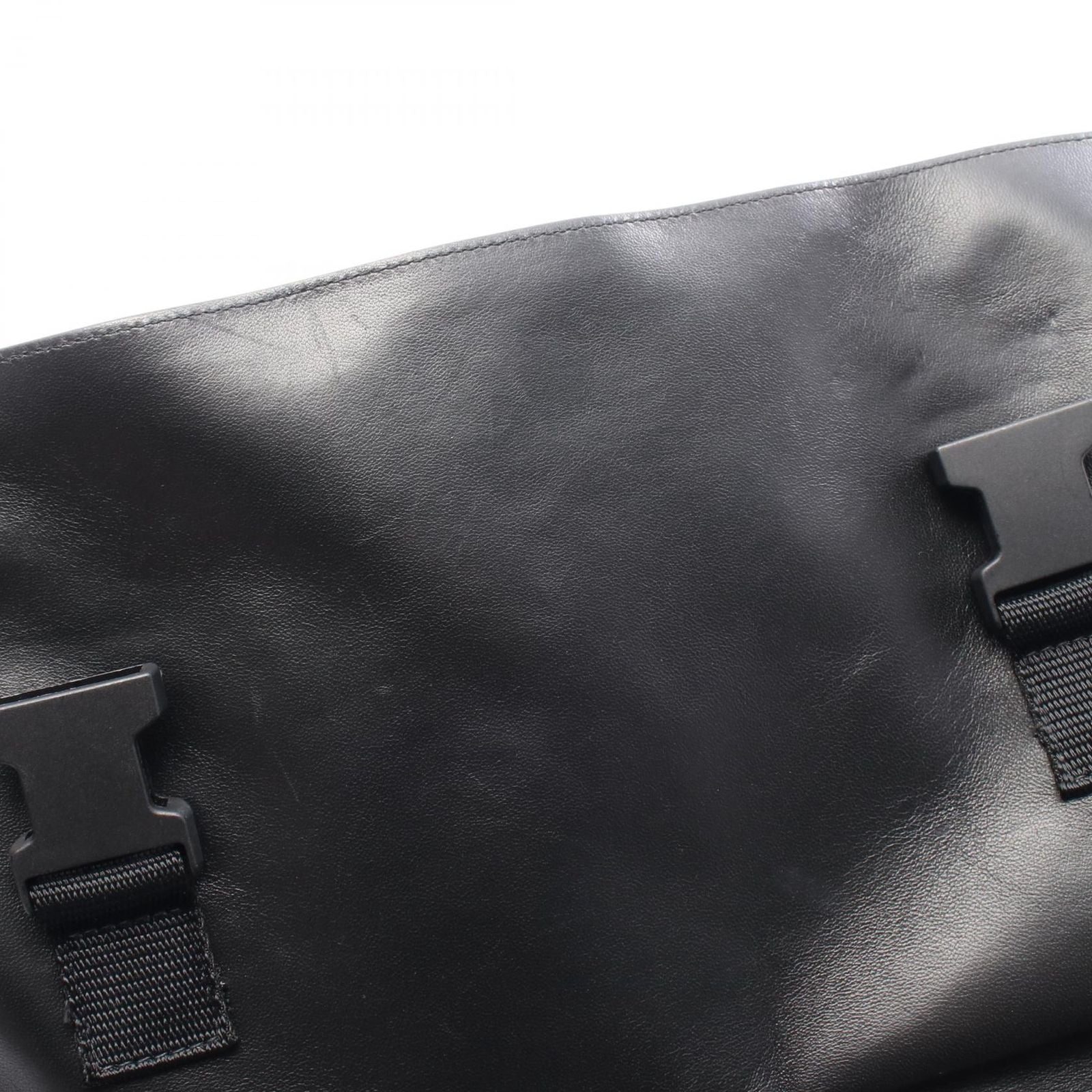 Balenciaga Shoulder Bag Car 693540 Black Leather Car Messenger Bag Men's a