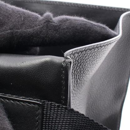 Balenciaga Shoulder Bag Car 693540 Black Leather Car Messenger Bag Men's a