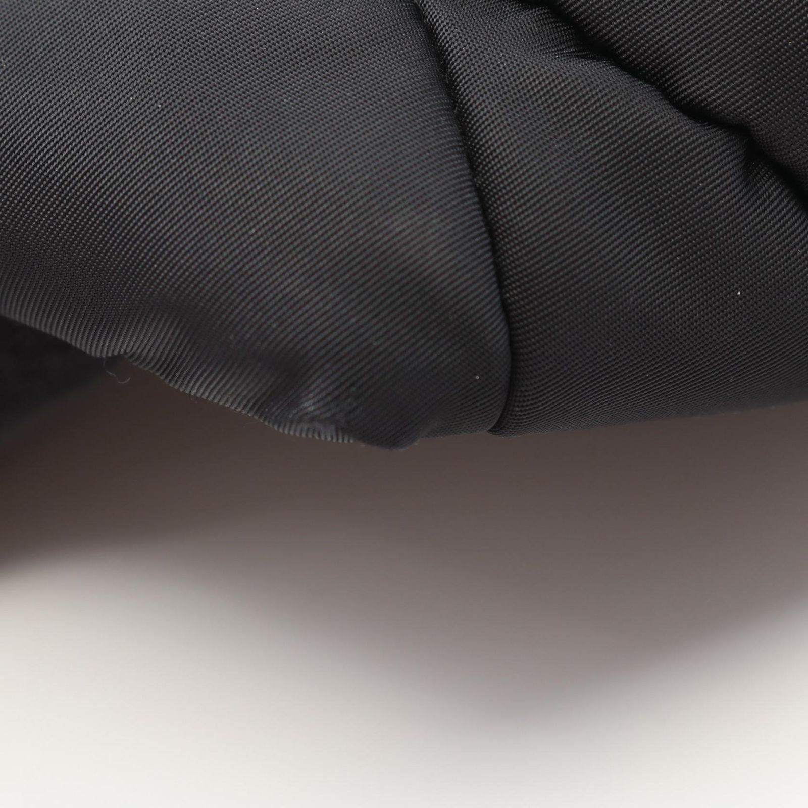 Prada Handbag Tessuto Quiltin 1bg436 Black Nylon Leather Small Padded 2way Tote