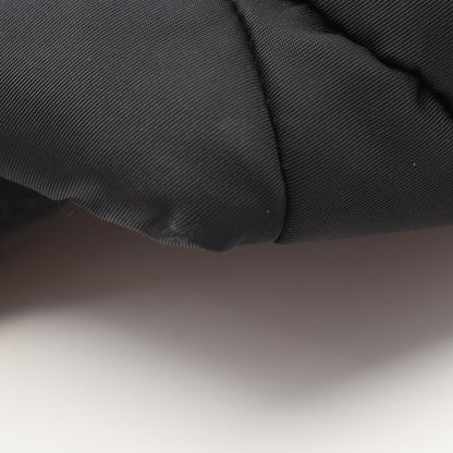 Prada Handbag Tessuto Quiltin 1bg436 Black Nylon Leather Small Padded 2way Tote