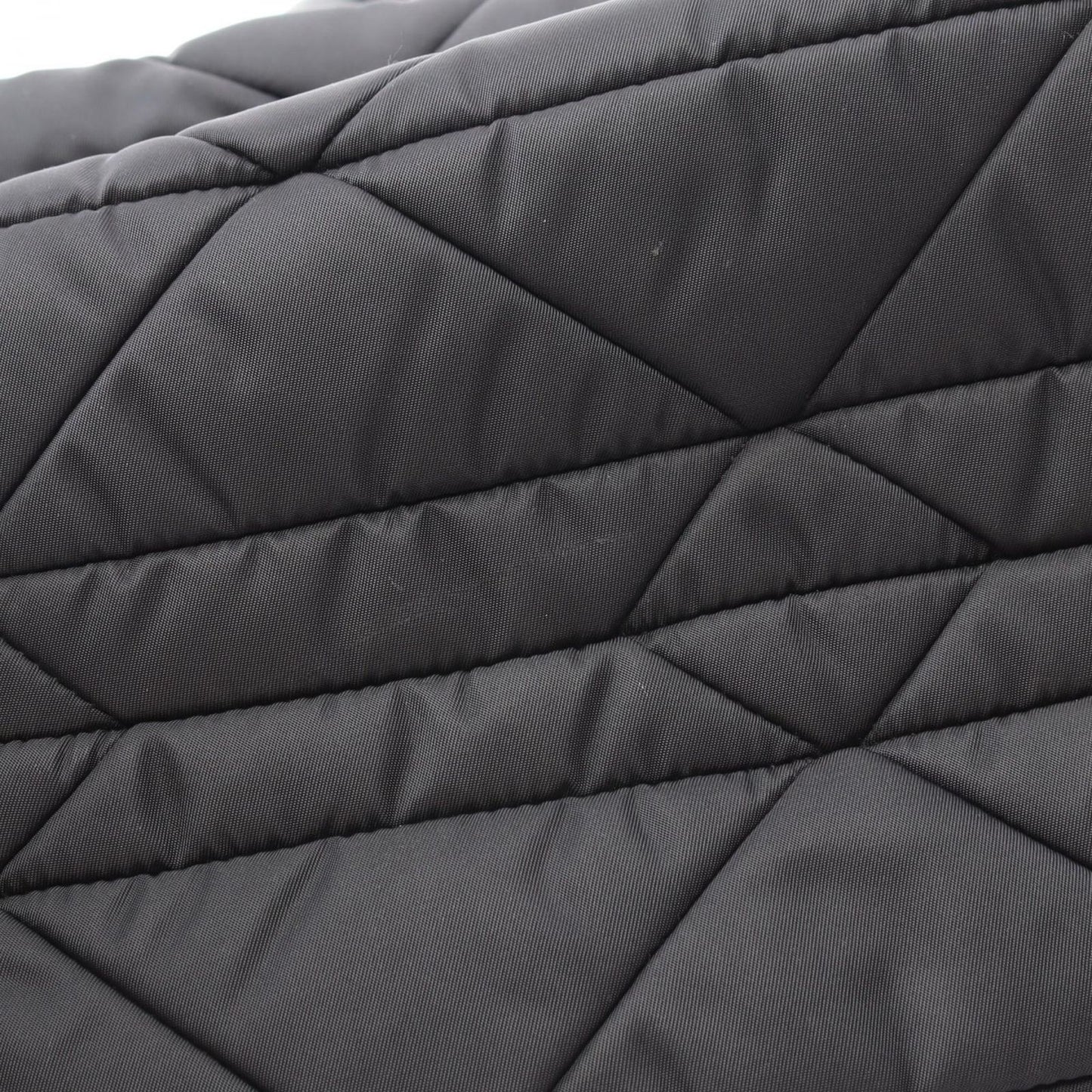 Prada Handbag Tessuto Quiltin 1bg436 Black Nylon Leather Small Padded 2way Tote