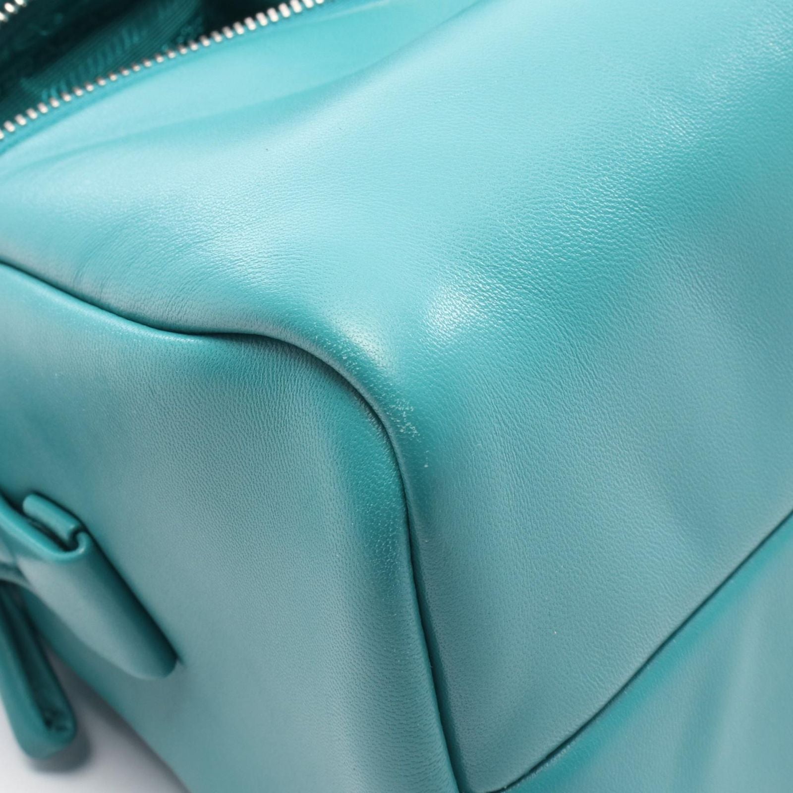 Prada Shoulder Bag Signeau 1bc165 Emerald Green Leather Signeau Shoulder Bag