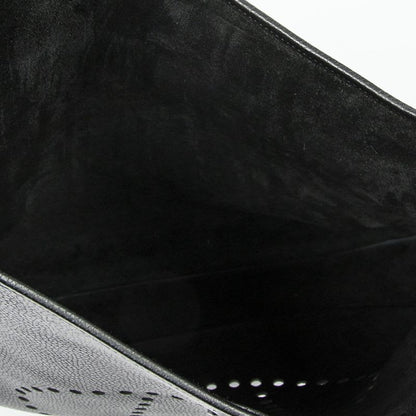 Hermes Evelyne II Black Clemence Leather