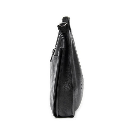 Hermes Evelyne II Black Clemence Leather