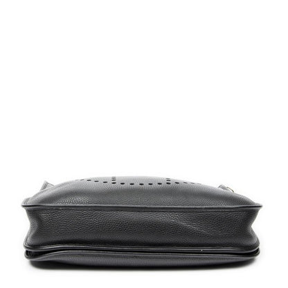 Hermes Evelyne II Black Clemence Leather