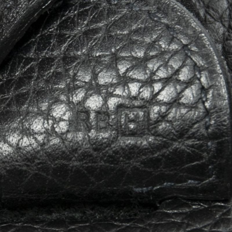 Hermes Evelyne II Black Clemence Leather