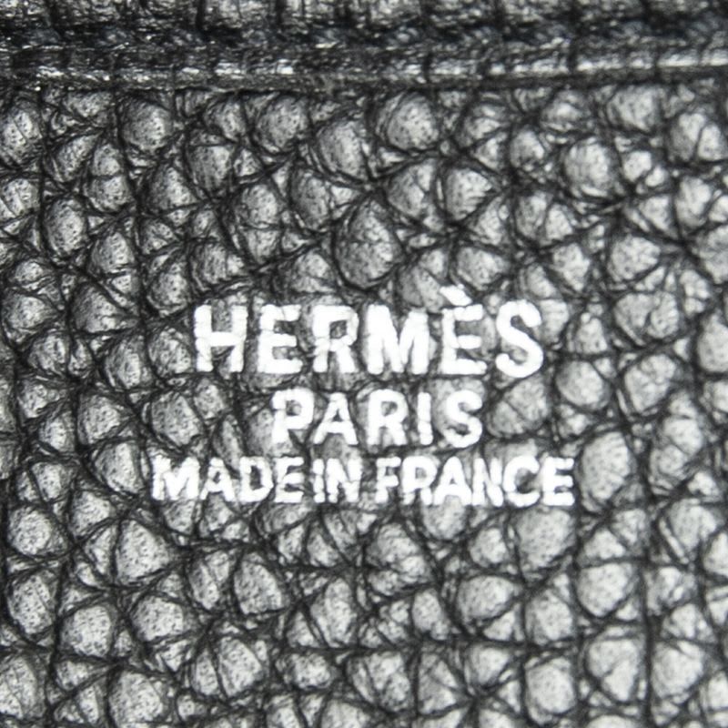Hermes Evelyne II Black Clemence Leather