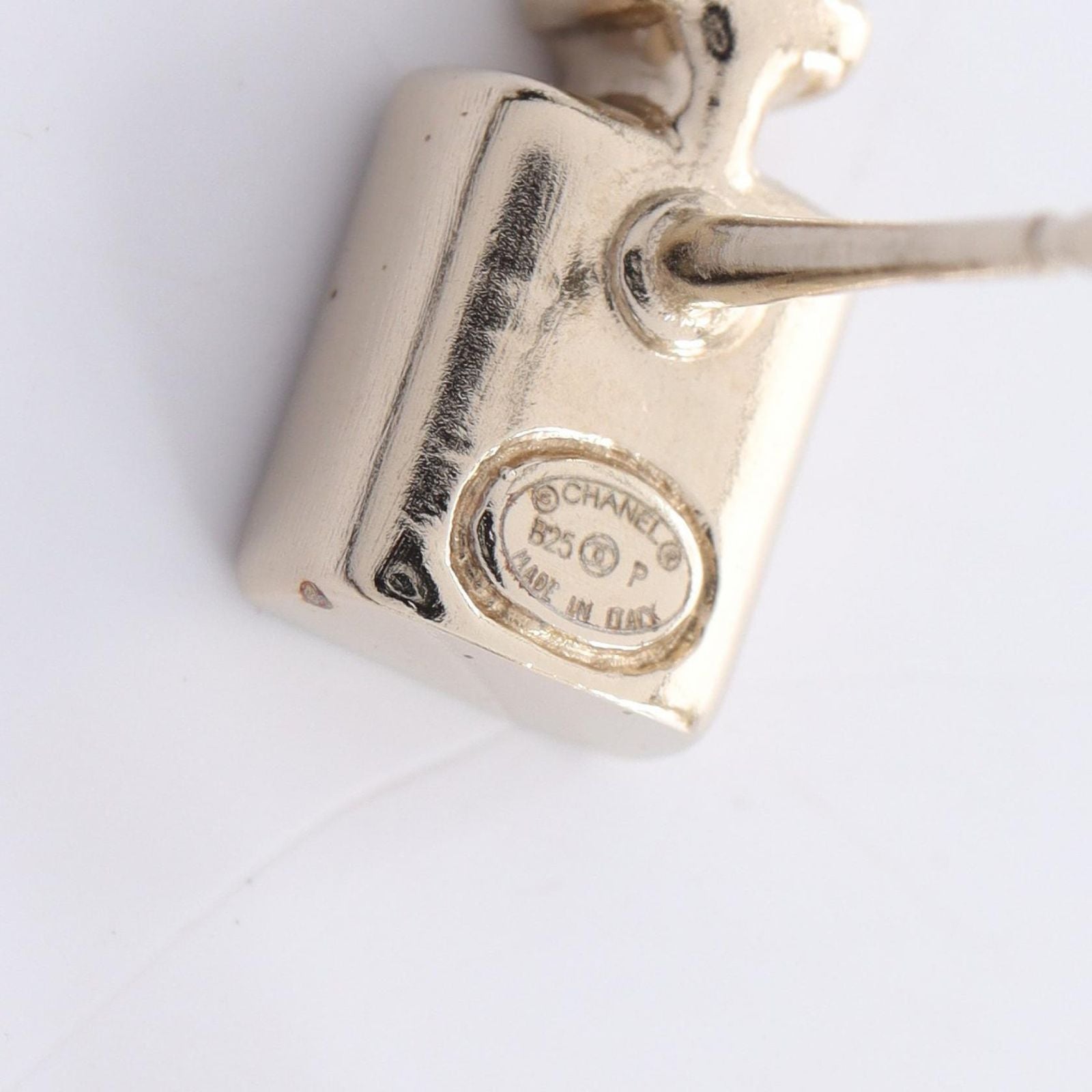 Chanel Earrings Cocomark GP (gold Plated) Earrings Women's a