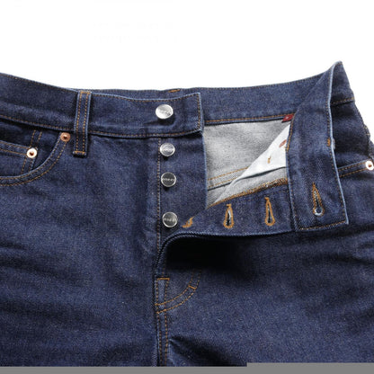 Gucci Denim Pants Gucci Label Blue Cotton Denim Pants Women'S a