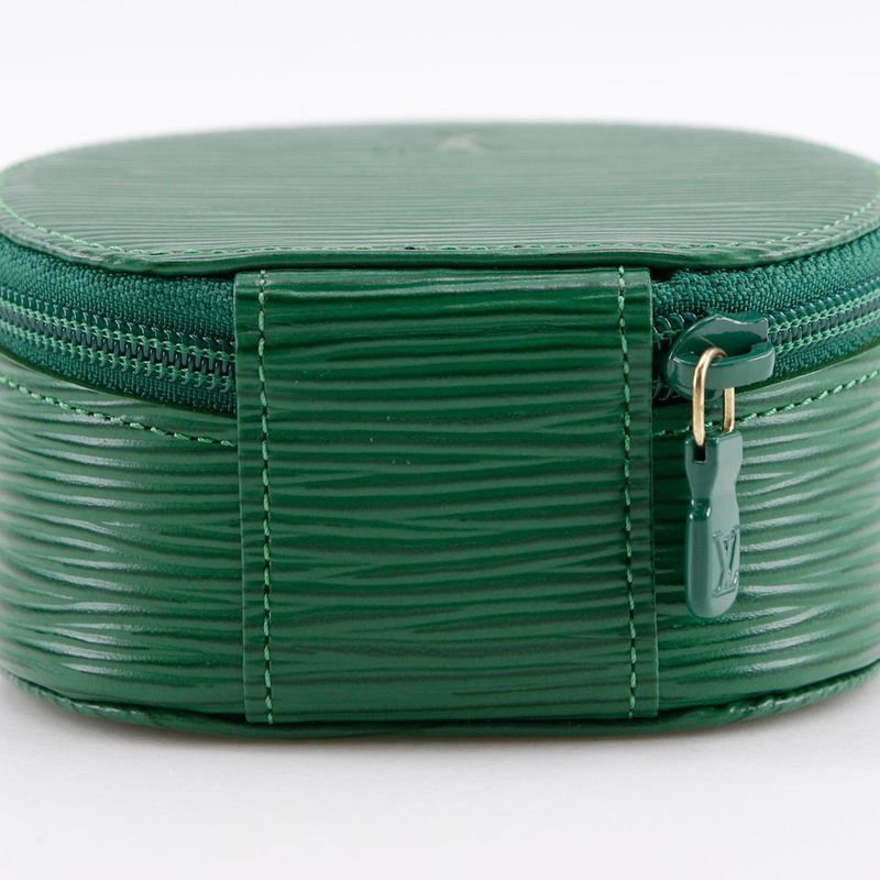 Louis Vuitton Ecrin Bijou 12 Jewelry Case Pouch M48204 Epi Leather Borneo Green